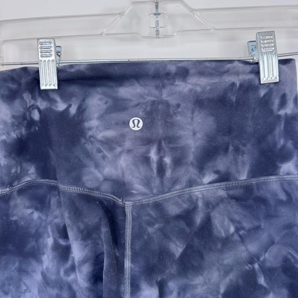 Lululemon Align Pant 25” Diamond Dye Pitch Grey Graphite Grey size 6 - Picture 6 of 7